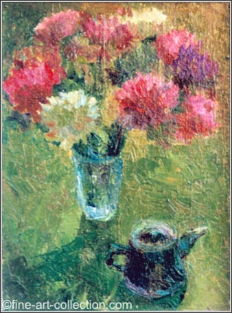 Sketch with Asters